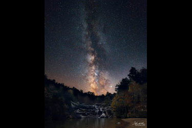 Milkyway over Rocky Creek Falls